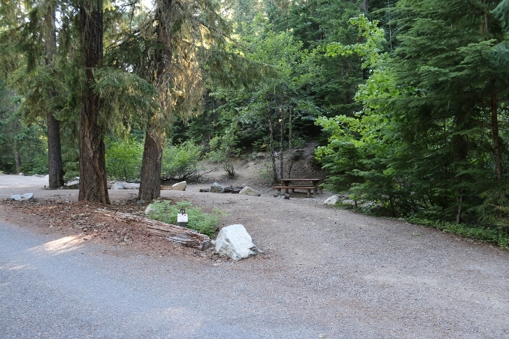 Camping in Washingtons Kachess Campground.
